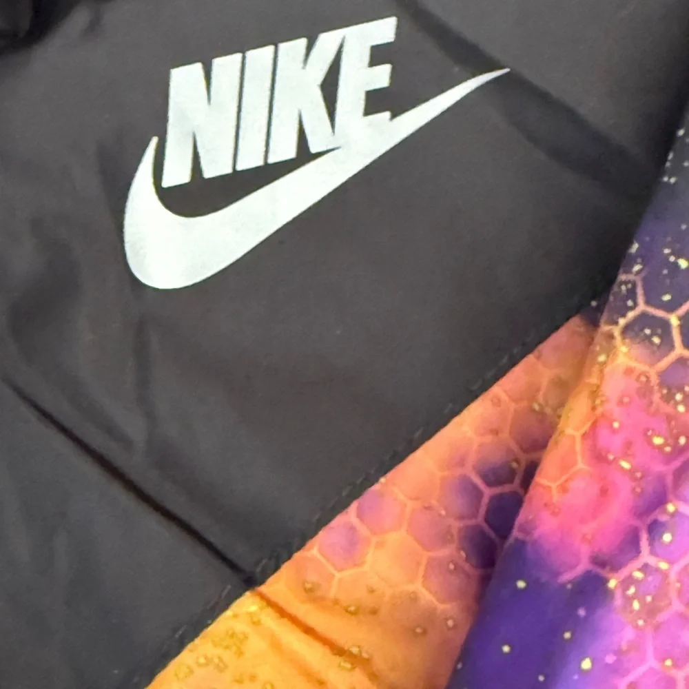 Nike Kids Purple, Pink & Orange Hooded Windbreaker Jacket 3T